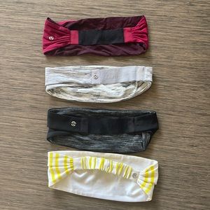 Set of 4 lululemon headbands